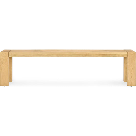 001 SI-2353809 | Primary Silo | Parsons Oak Wood Bench by Kosas Home. Made from oak wood in a transitional style.