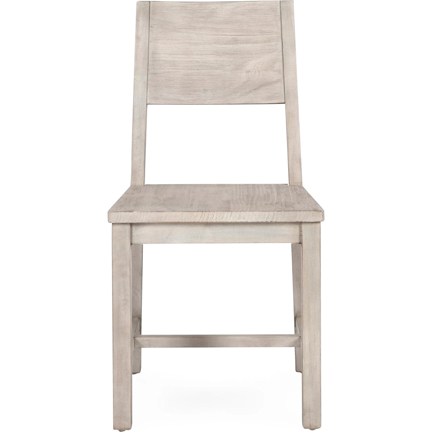 001 SI-2453397 | Primary Silo | Driftwood Dining Chair (Set of 2) by Kosas Home in antique ivory. Made from reclaimed pine wood in a transitional style.