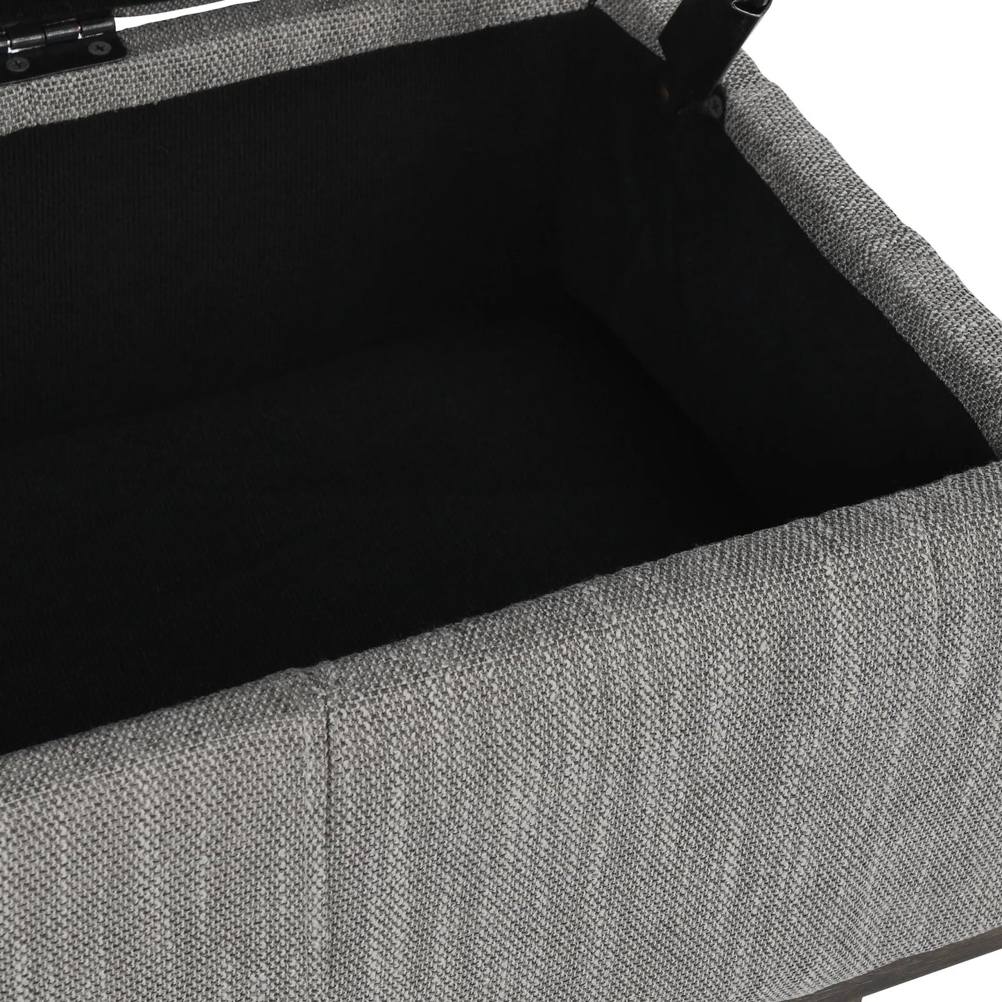 009 SI-2007503 | Closeup | Louise Tufted Storage Bench by Kosas Home. Made from rubber wood, polyester in a modern style.