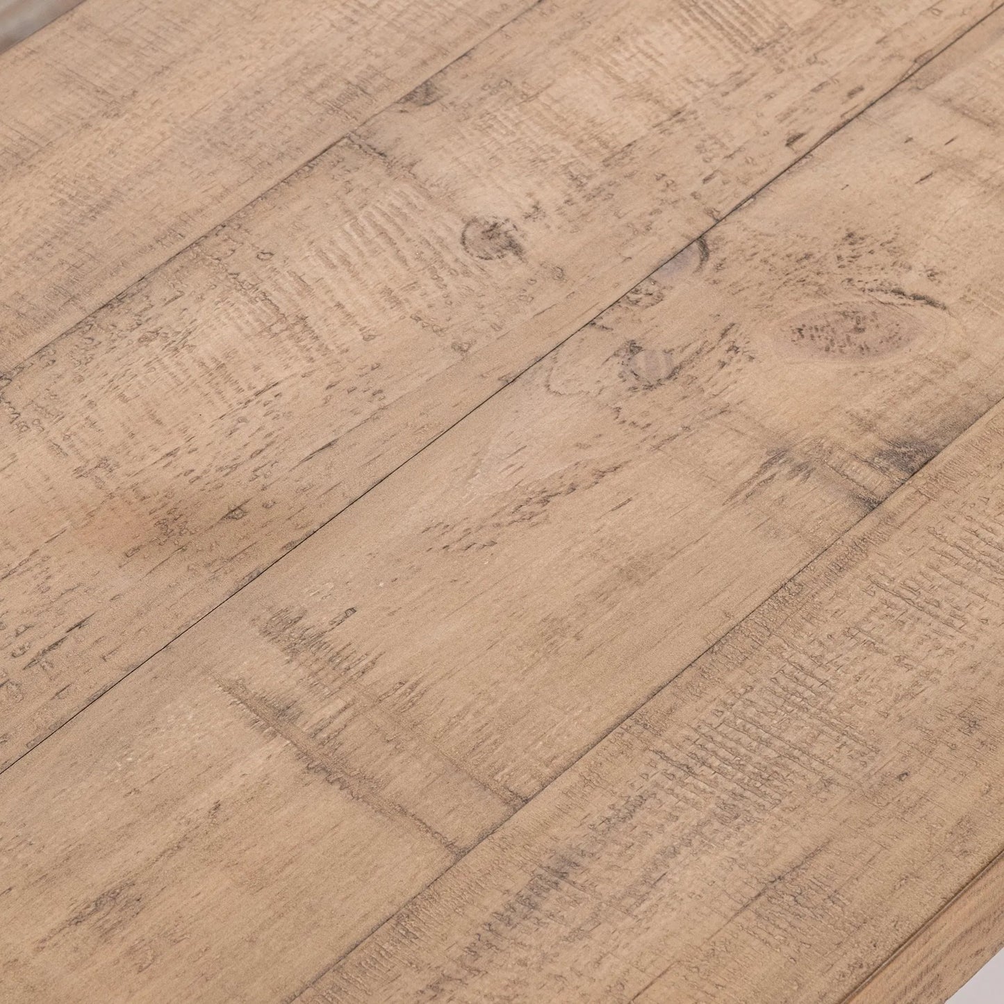 005 SI-2259099 | Closeup | Allegra Reclaimed Pine Wood Bench by Kosas Home in natural. Made from reclaimed pine in a unique style.