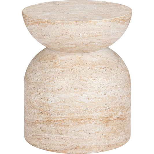 Ridgewood Concrete Outdoor Stool by Classic Home. Made from glass fiber reinforced concrete in a transitional style.