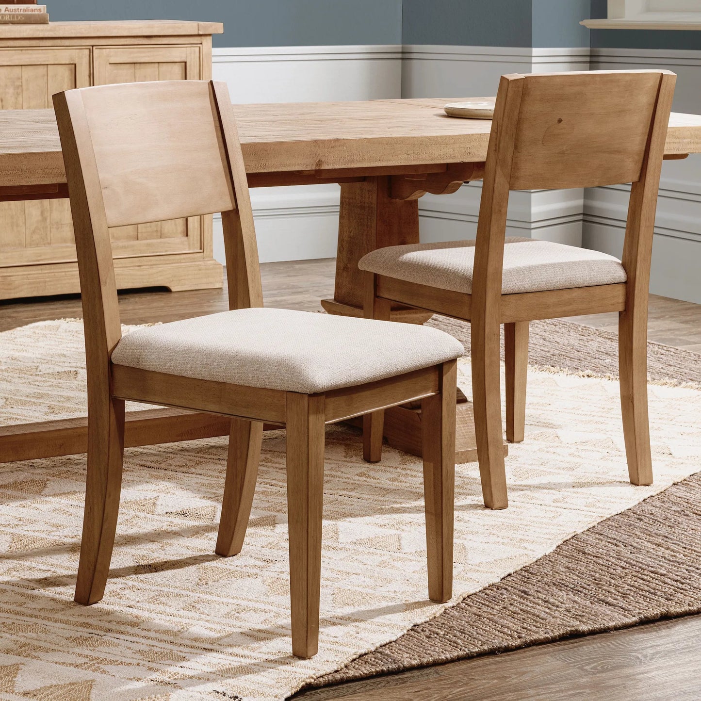 009 SI-2353746 | Additional Silo | Allegra Reclaimed Pine Wood Dining Chairs (Set of 2) by Kosas Home in natural. Made from reclaimed pine in a unique style.