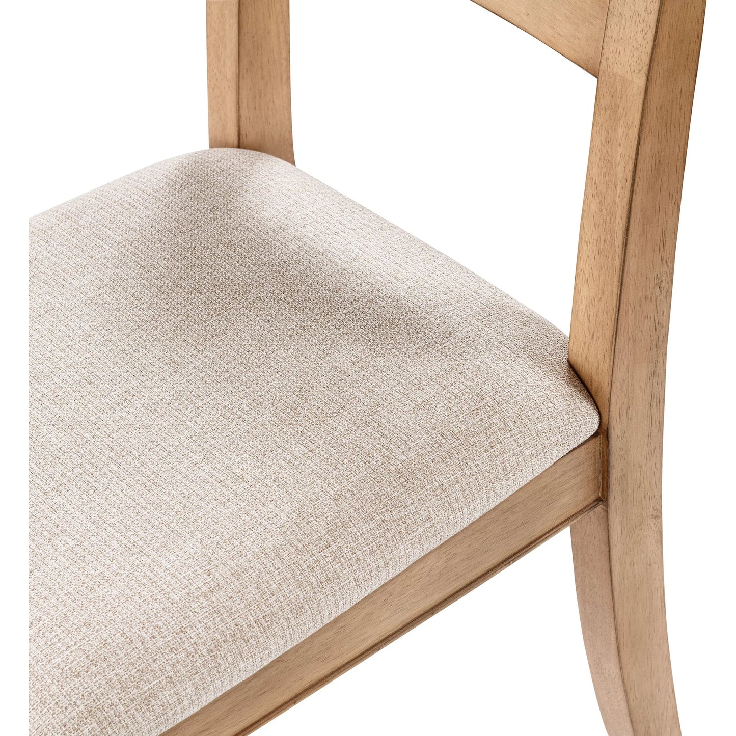 012 SI-2353746 | Closeup | Allegra Reclaimed Pine Wood Dining Chairs (Set of 2) by Kosas Home in natural. Made from reclaimed pine in a unique style.