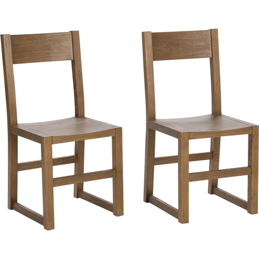 009 SI-2388552 | Primary Silo | Fenmore Dining Chair (Set of 2) by Kosas Home in brown. Made from pine wood in a transitional style.