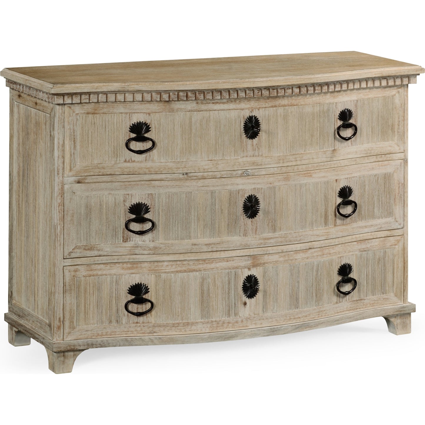 001 SR-846570 | Additional Silo | William Yeoward Bickerton 3 Drawer Dresser by Jonathan Charles in white and washed acacia. Made from acacia in a cottage & farmhouse style.