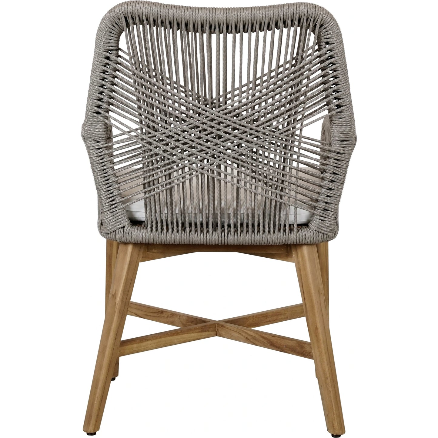 004 SI-2078798 | Additional Silo | Marley Outdoor Dining Chair by Classic Home in ash gray, brown. Made from teak wood, mango wood, 100% olefin in a cottage & farmhouse style.