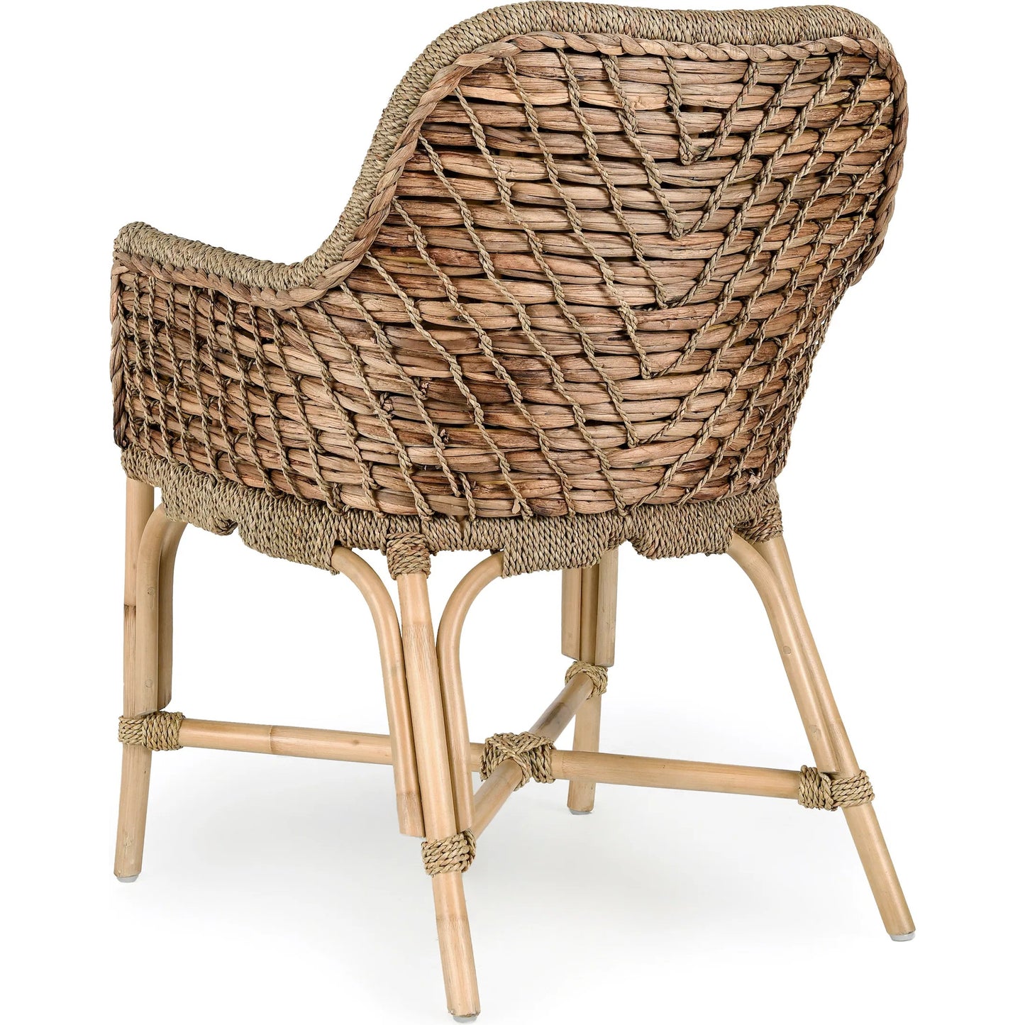 004 SI-2007520 | Additional Silo | Nuevo Arm Chair by Kosas Home in wood. Made from rattanpole semipolished, 100% polyester in a cottage & farmhouse style.