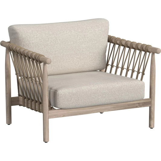 001 SI-2237296 | Primary Silo | Leo Teak Wood Outdoor Accent Chair by Classic Home in taupe. Made from unique in a transitional style.
