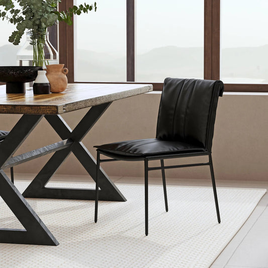Mayer Genuine Leather Dining Chair (Set of 2) by Classic Home. Made from unique in a modern style.