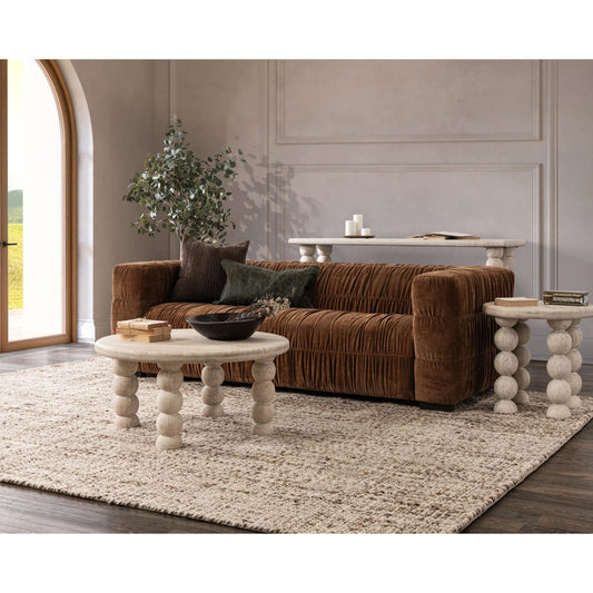 Afeela Sofa by Classic Home. Made from 100% polyester, rubberwood in a traditional style.