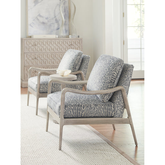 Leblanc Pattern Chair by Barclay Butera. Made from unique in a coastal style.