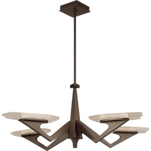 000 SI-2536973 | Primary Silo | Down the Wrong Path 4 Light Pendant by Varaluz. Made from steel in a unique style.