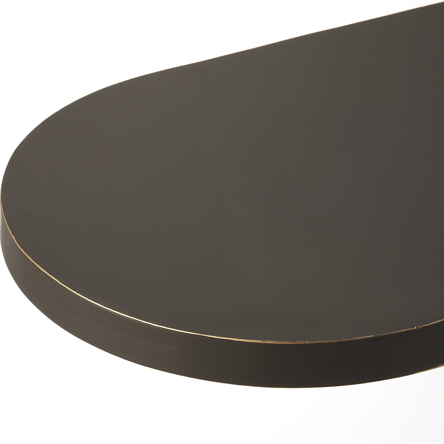 002 S-346180 | Additional Silo | Cleo End Table by Butler Specialty Company in black and black gold. Made from iron, mdf in a modern style.