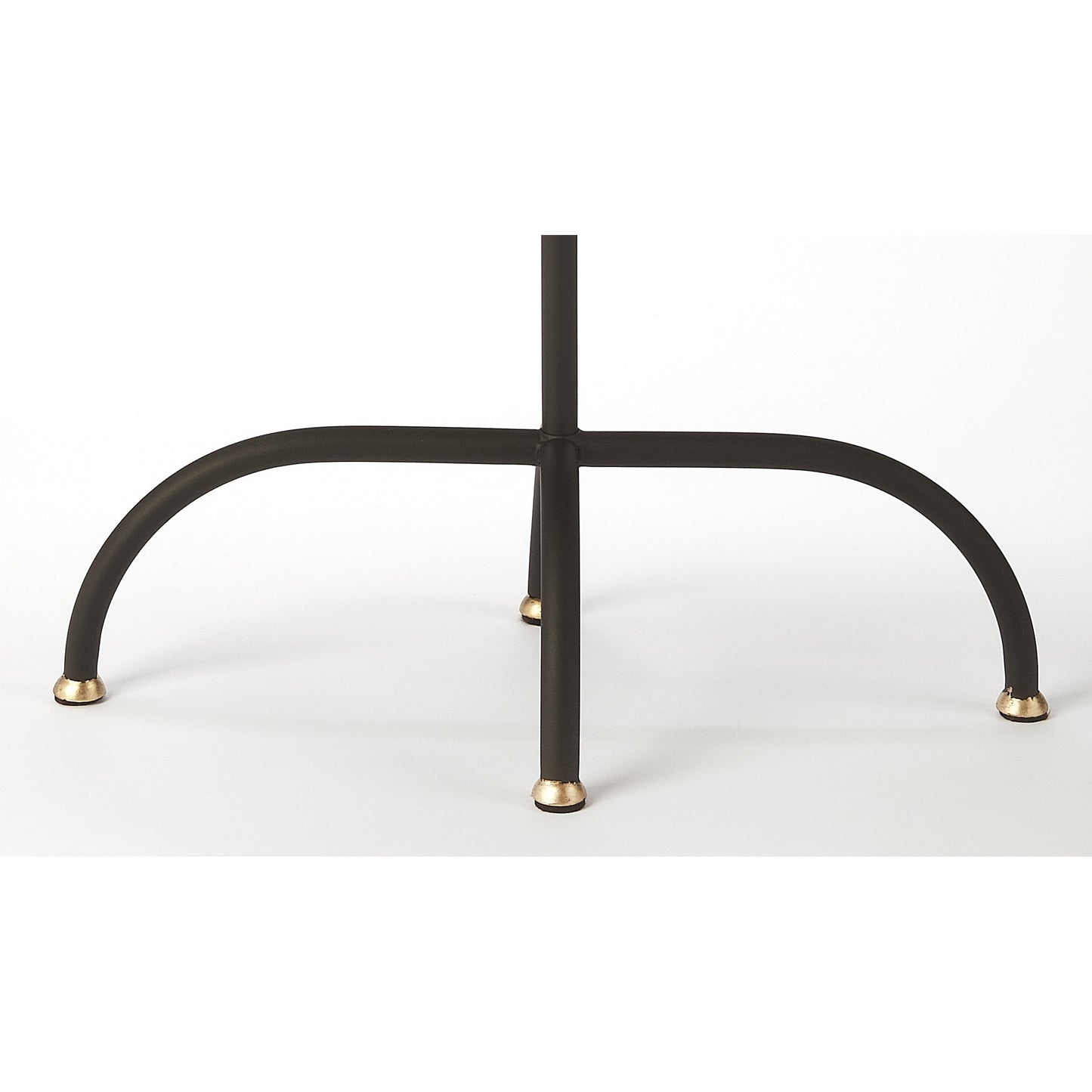 005 S-346180 | Additional Silo | Cleo End Table by Butler Specialty Company in black and black gold. Made from iron, mdf in a modern style.