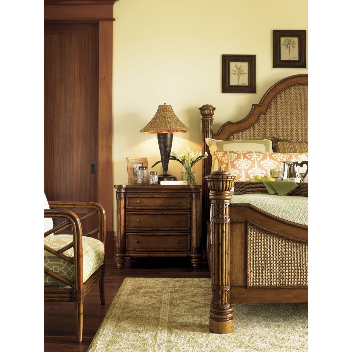 002 SR-835946 | Lifestyle | Barbados Night Stand by Tommy Bahama Home. Made from unique in a traditional style.