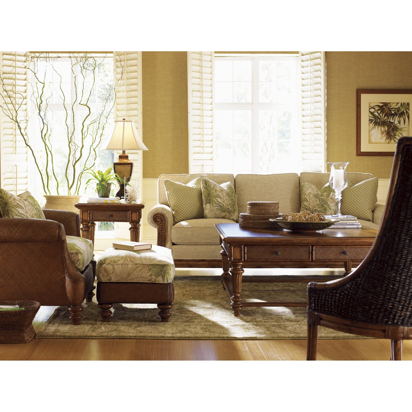 004 SR-835977 | Lifestyle | Boca Cocktail Table by Tommy Bahama Home. Made from unique in a traditional style.