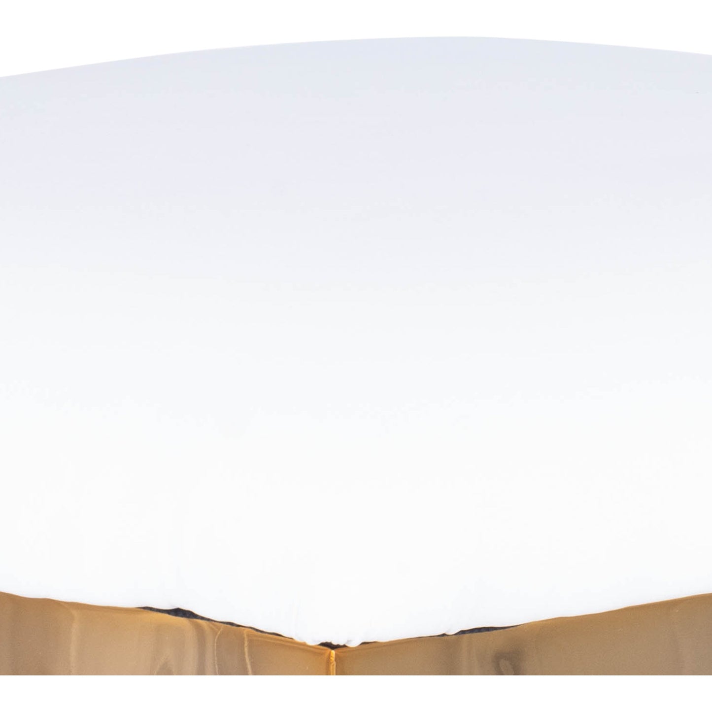 007 SR-770469 | Additional Silo | Jordan Counter Stool by Butler Specialty Company in white and polished gold. Made from stainless steel, high polished gold finish, acrylic, mdf, fabric, faux leather, polyvinyl, polyurethane foam core: seat height, 24" in