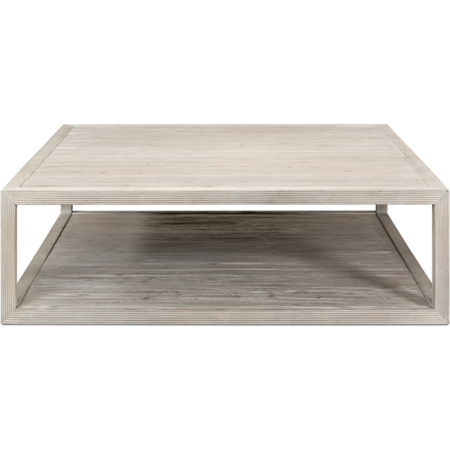 002 SI-1998208 | Additional Silo | Camden Bungalow Cocktail Table by Sarreid Ltd. in grey thorne. Made from pine in a modern style.