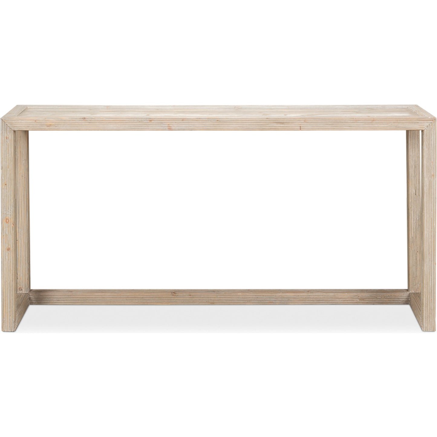 002 SI-1998210 | Additional Silo | Camden Bungalow Console Table by Sarreid Ltd. in grey thorne. Made from pine in a modern style.