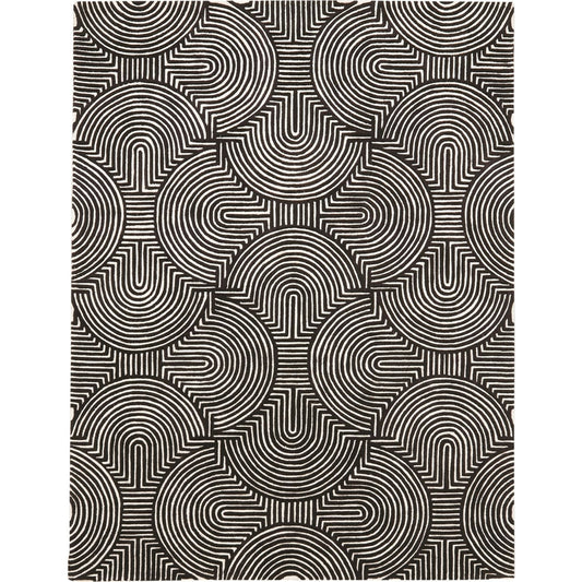 Arches Rug by Global Views. Made from 100% wool with cotton backing in a unique style.