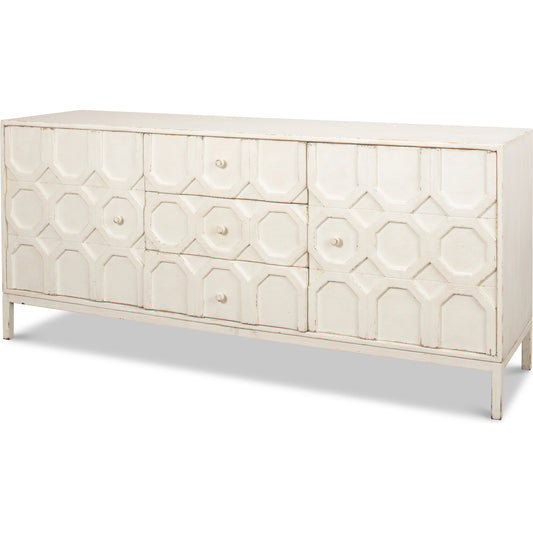 Becket Sideboard by Sarreid Ltd.. Made from reclaimed pine in a modern style.