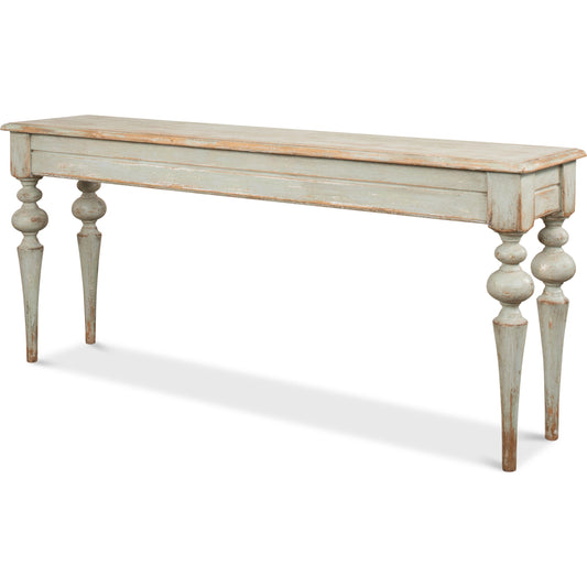 Hudson Console by Sarreid Ltd.. Made from pine in a traditional style.