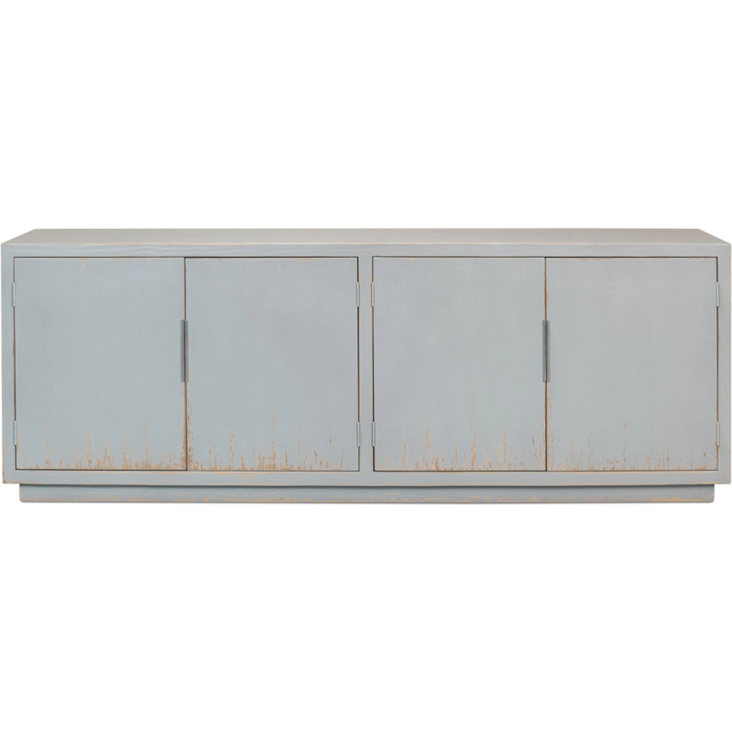 002 SI-1998378 | Additional Silo | Maldives 4 Door Sideboard by Sarreid Ltd. in eros blue. Made from oak in a modern style.