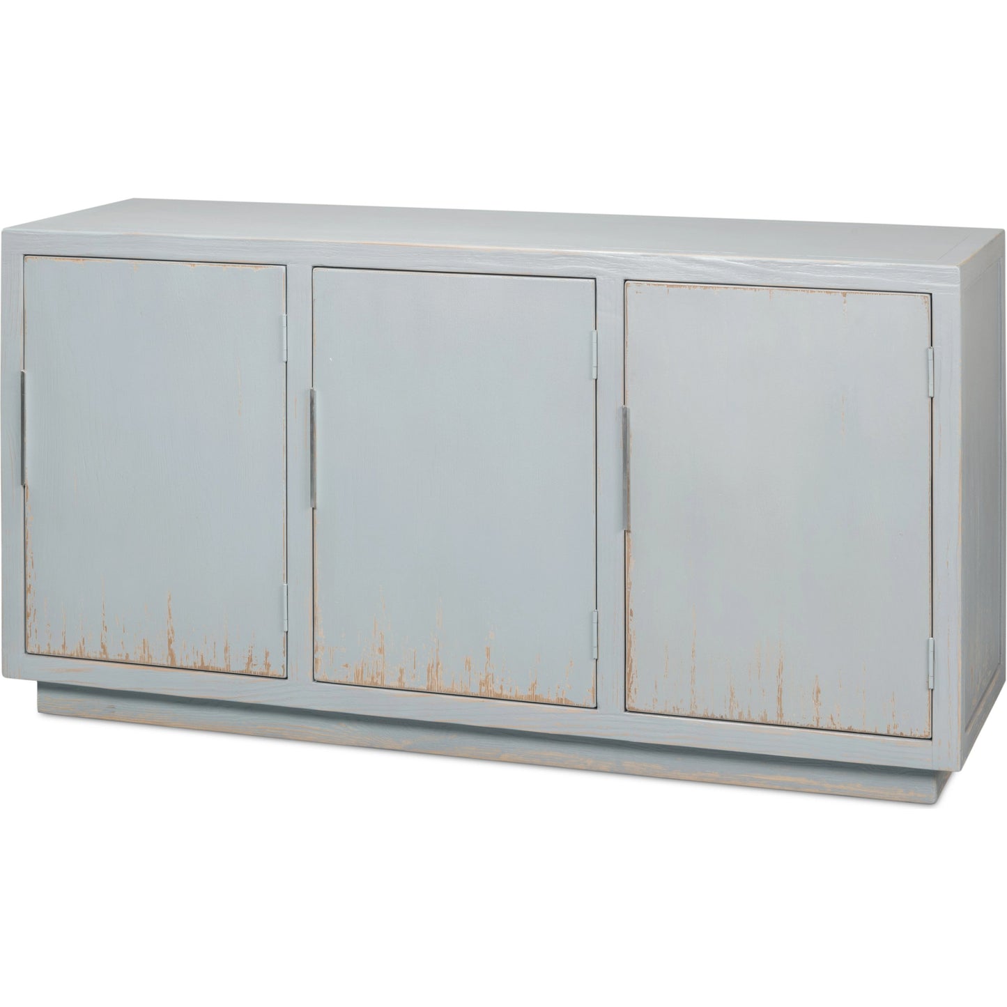001 SI-1998381 | Additional Silo | Maldives 3 Door Sideboard by Sarreid Ltd. in eros blue. Made from oak in a modern style.