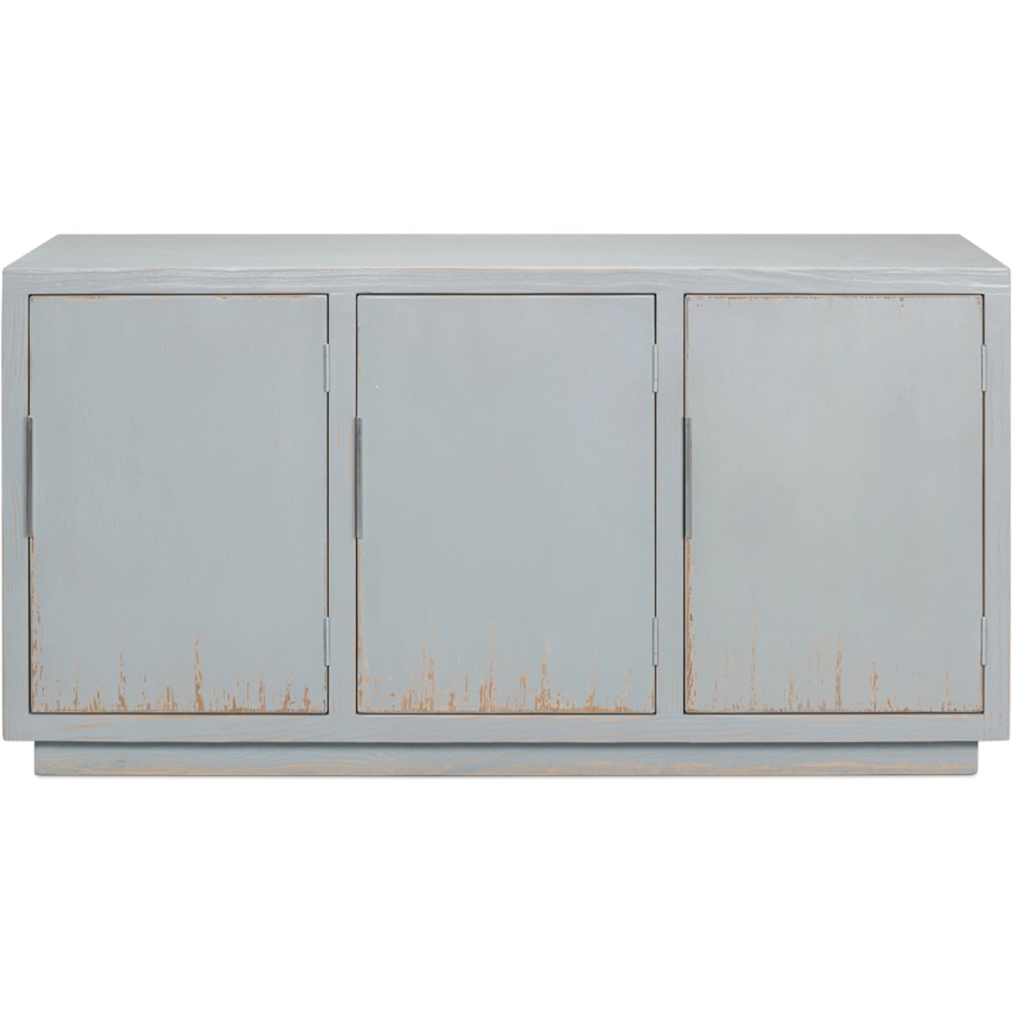 002 SI-1998381 | Additional Silo | Maldives 3 Door Sideboard by Sarreid Ltd. in eros blue. Made from oak in a modern style.