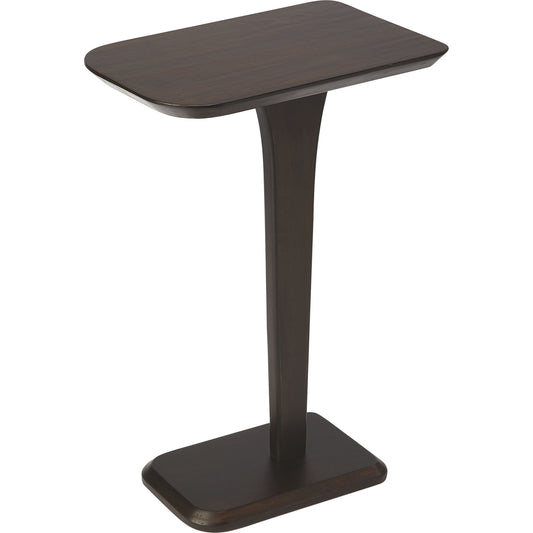 Patton Cocoa Brown Pedestal Table by Butler Specialty Company in dark brown and butler loft. Made from mango wood solids in a modern style.