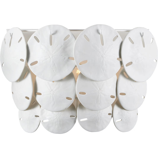 001 SI-2007899 | Primary Silo | Tulum Wall Sconce by Currey and Company in sugar white, white. Made from wrought iron, bone china in a modern style.