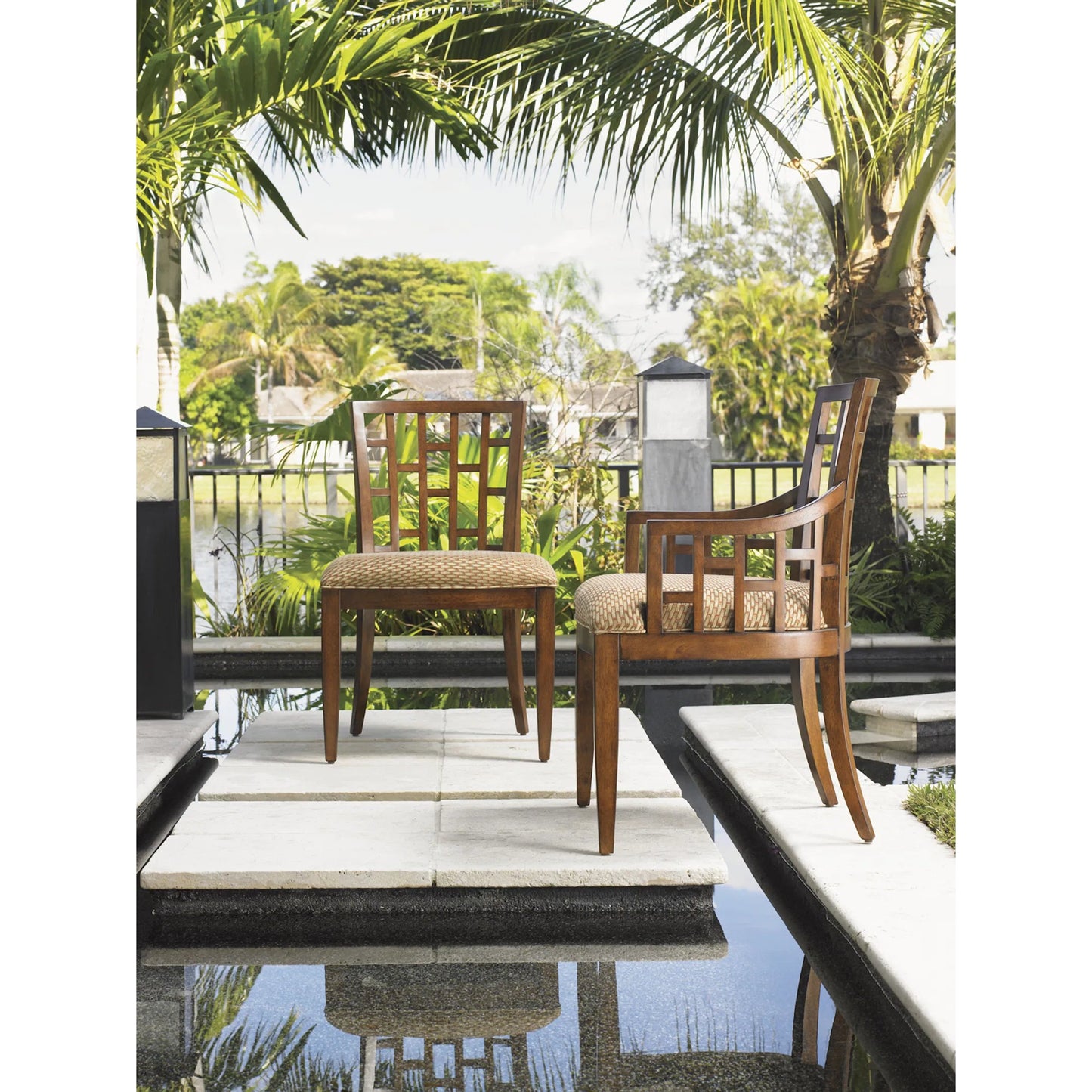 004 SI-2371276 | Lifestyle | Lanai Side Chair by Tommy Bahama Home in bali. Made from unique in a unique style.