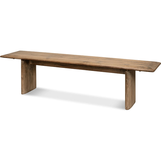Andre Bench by Sarreid Ltd.. Made from reclaimed pine in a modern style.