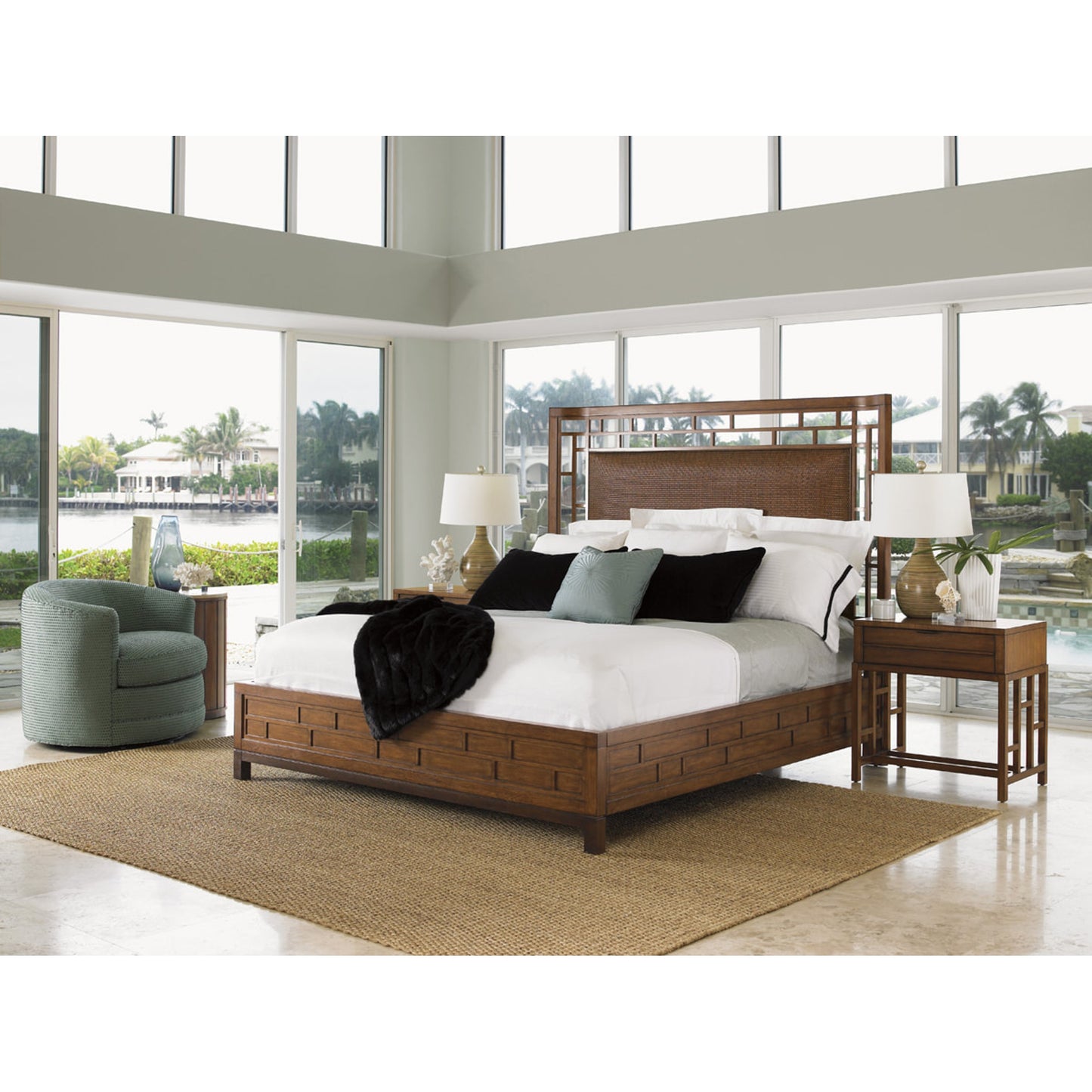 005 SR-836175 | Lifestyle | Kaloa Nightstand by Tommy Bahama Home. Made from unique in a transitional style.