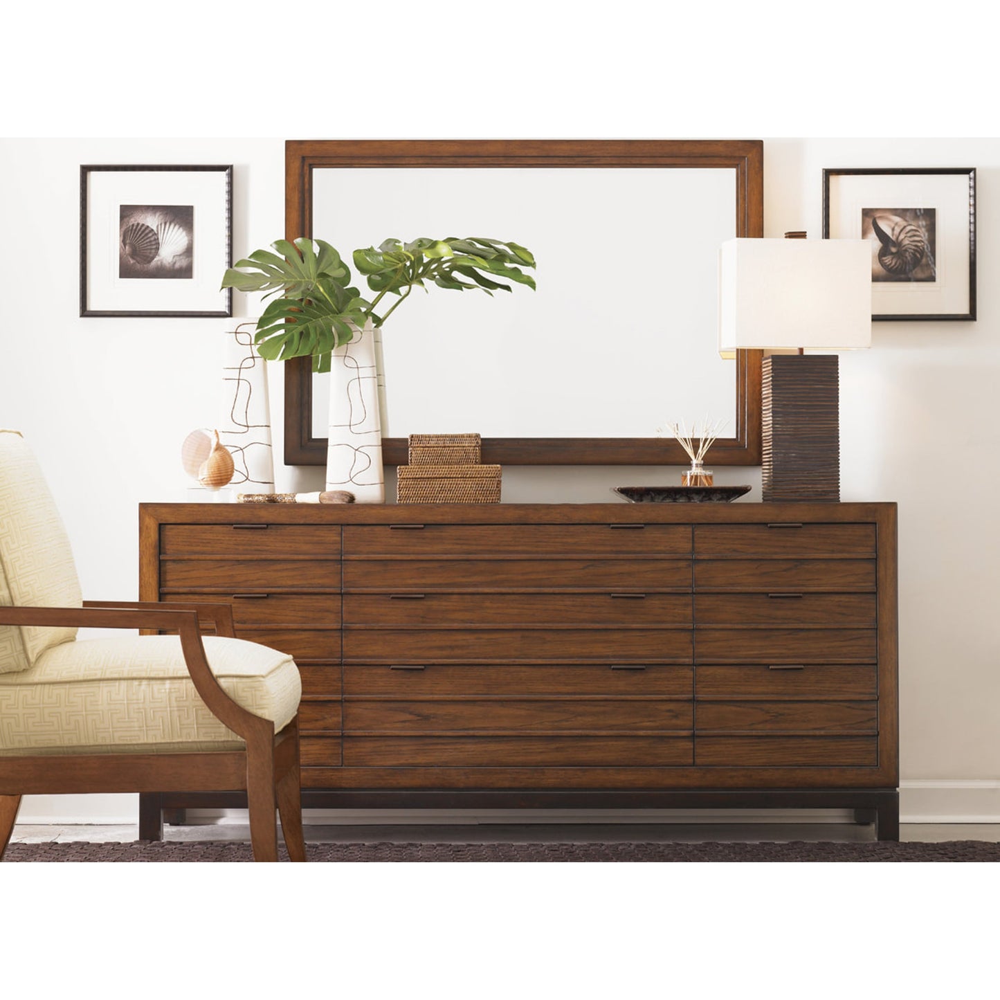 002 SR-836304 | Lifestyle | Oceania Dresser by Tommy Bahama Home. Made from unique in a modern style.