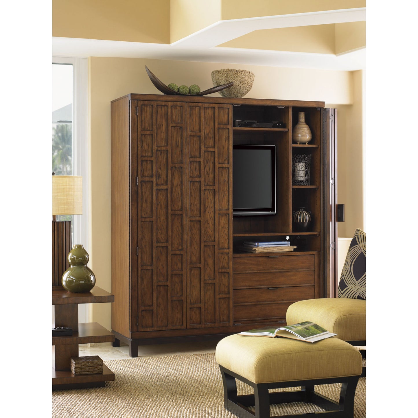 005 SR-836397 | Lifestyle | Samoa Gentlemans Chest by Tommy Bahama Home. Made from unique in a eclectic & global style.