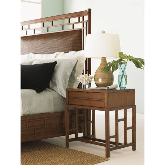Kaloa Nightstand by Tommy Bahama Home. Made from unique in a transitional style.