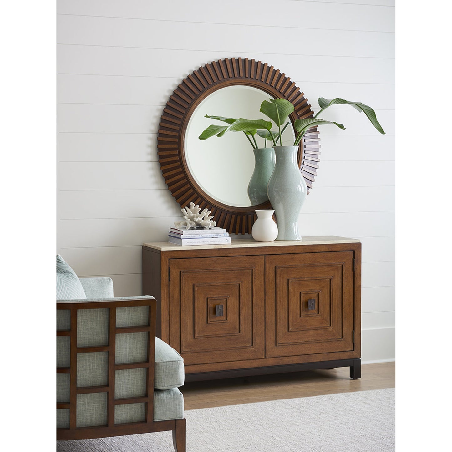 003 SR-836168 | Lifestyle | Jakarta Chest with Stone Top by Tommy Bahama Home. Made from unique in a transitional style.