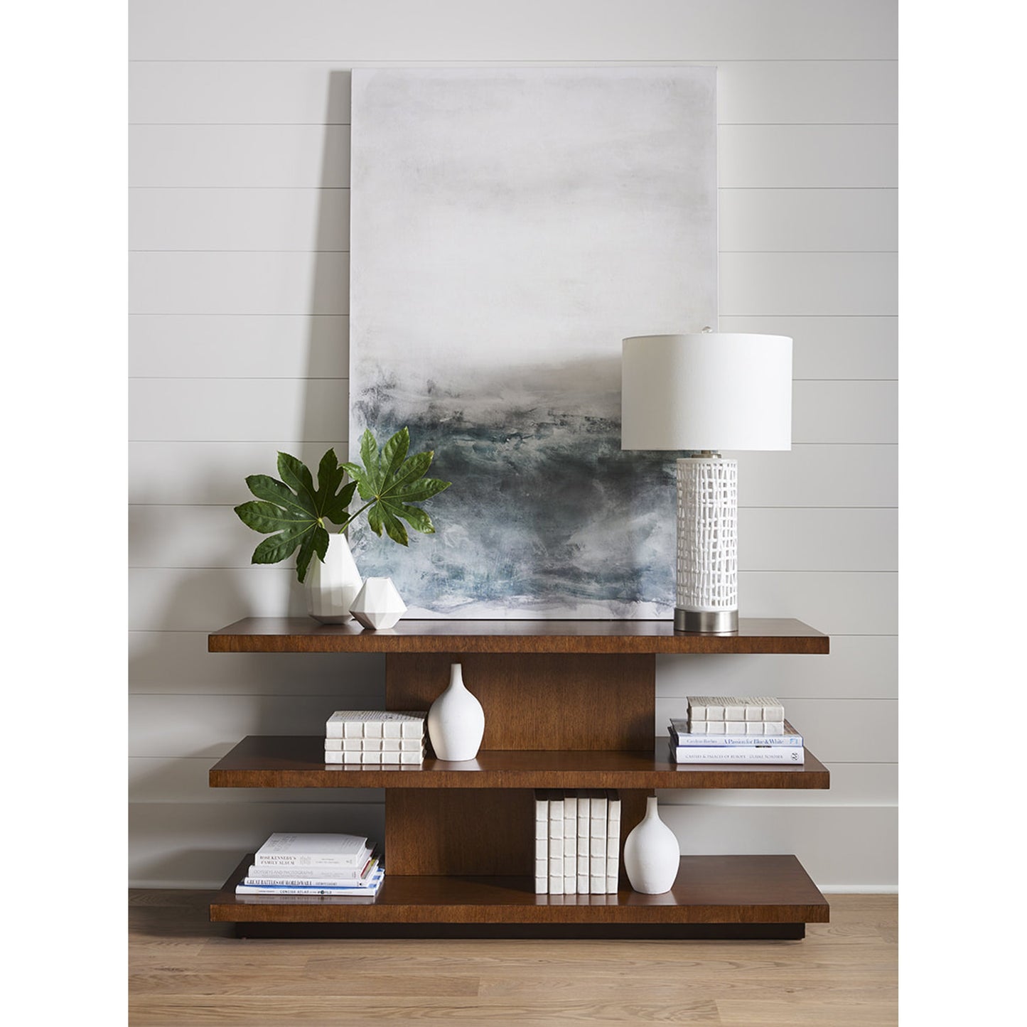 003 SR-836204 | Lifestyle | Lagoon Sofa Table by Tommy Bahama Home. Made from unique in a modern style.