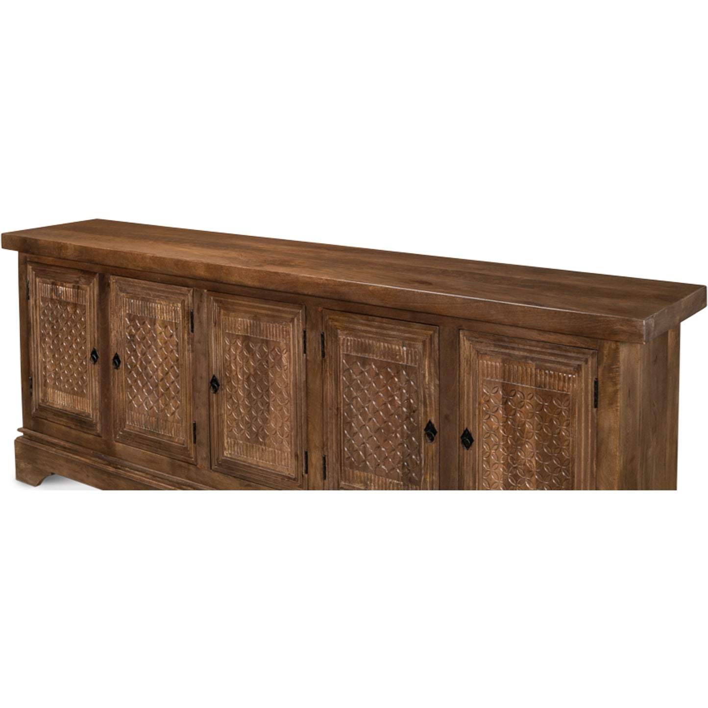 005 SI-1998551 | Additional Silo | Gentry Sideboard by Sarreid Ltd. in walnut. Made from mango wood in a traditional style.