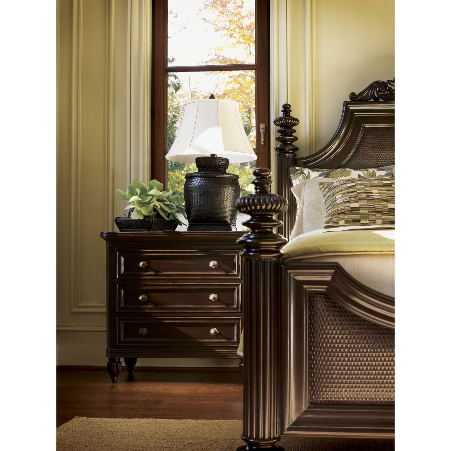 003 SR-836308 | Lifestyle | Orchid Nightstand by Tommy Bahama Home. Made from unique in a traditional style.