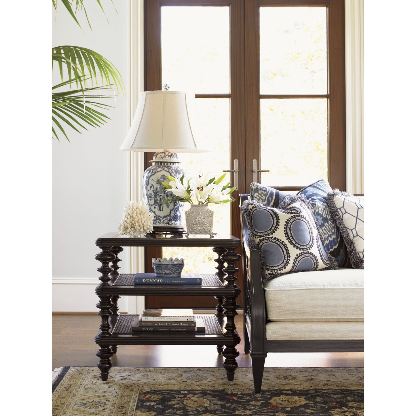 003 SR-836535 | Lifestyle | Tropic Lamp Table by Tommy Bahama Home. Made from unique in a traditional style.