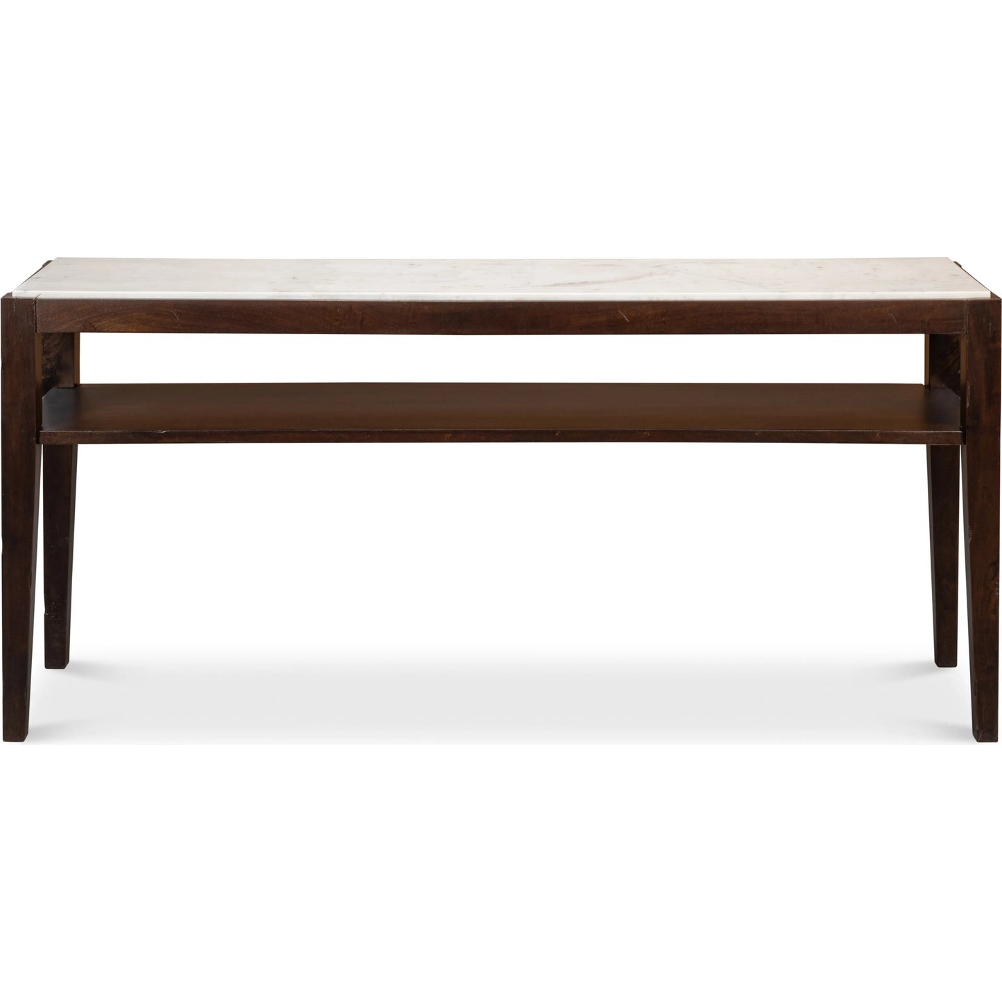 003 SI-2372591 | Additional Silo | Versatilis Console Table by Sarreid Ltd. in brown. Made from mango base with marble top in a modern style.