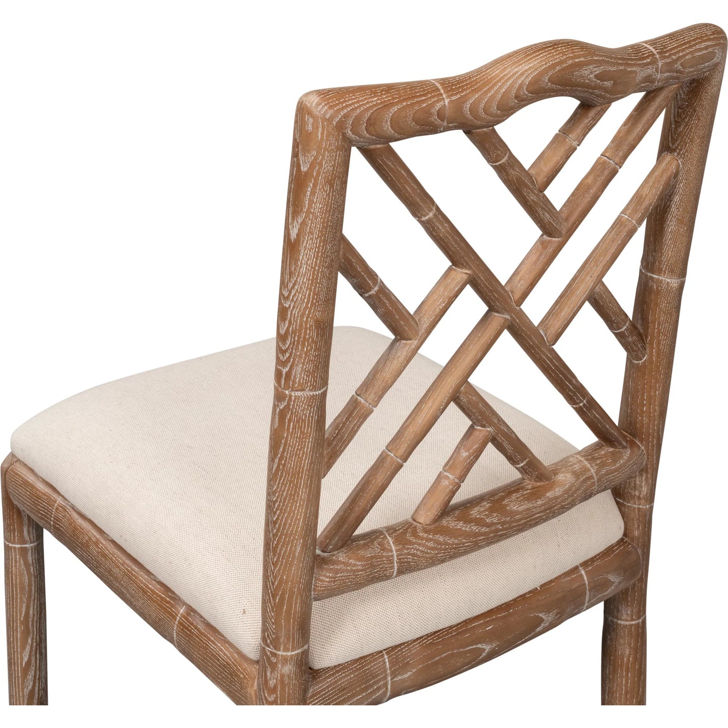 014 SI-2372462 | Closeup | Brighton Counter Stool by Sarreid Ltd. in linen fabric. Made from unique in a unique style.