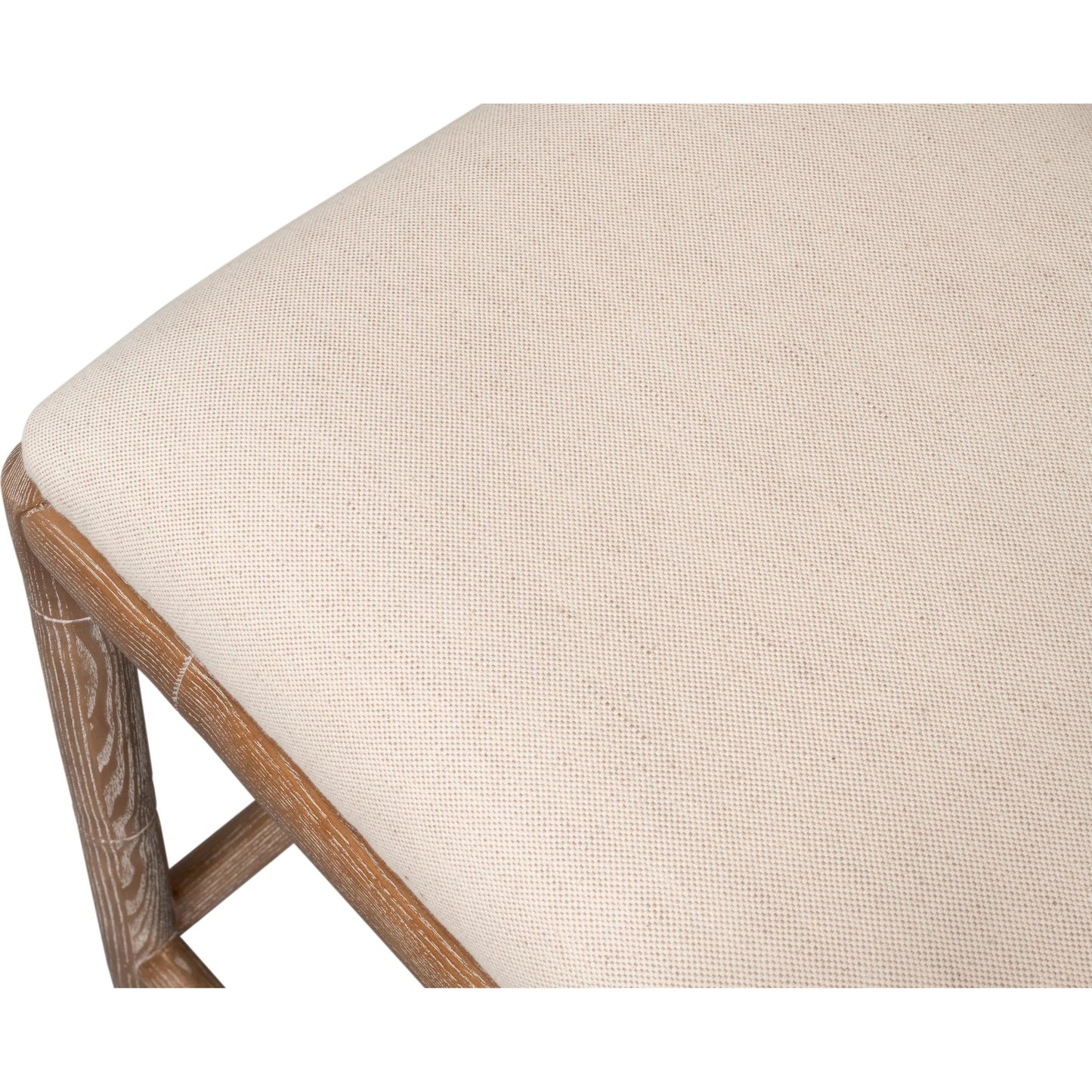 013 SI-2372462 | Closeup | Brighton Counter Stool by Sarreid Ltd. in linen fabric. Made from unique in a unique style.