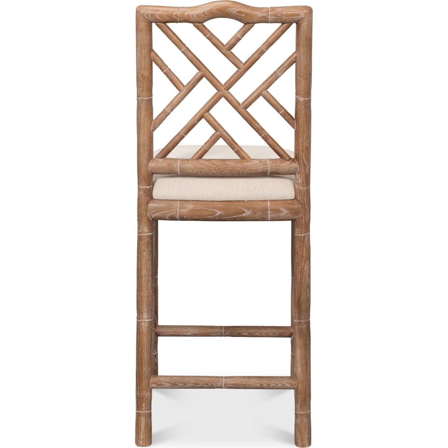 005 SI-2372462 | Additional Silo | Brighton Counter Stool by Sarreid Ltd. in linen fabric. Made from unique in a unique style.