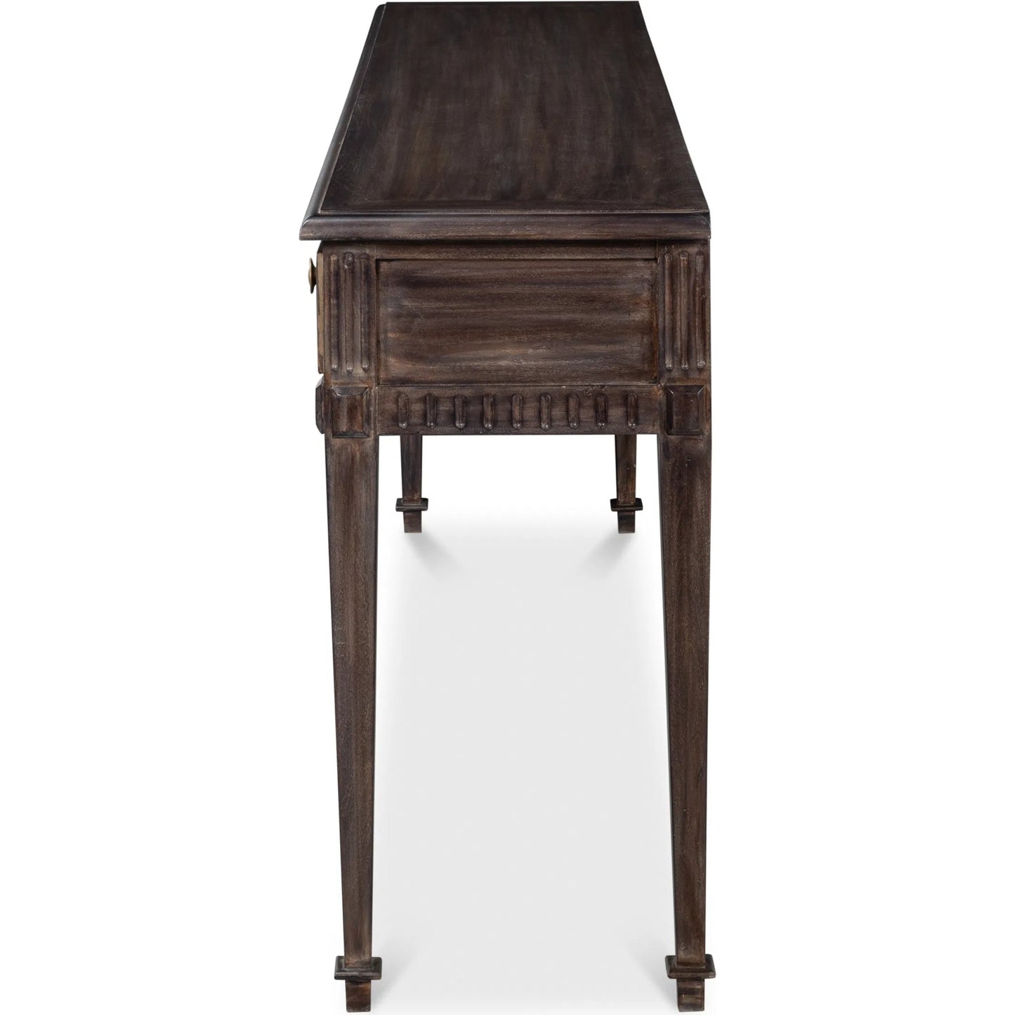 005 SI-2238502 | Additional Silo | Details Console Table by Sarreid Ltd. in bluemoon. Made from acacia wood in a unique style.