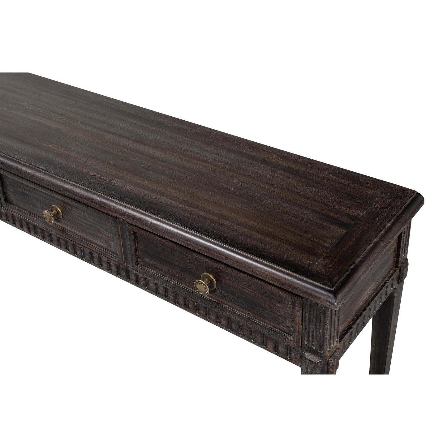 011 SI-2238502 | Additional Silo | Details Console Table by Sarreid Ltd. in bluemoon. Made from acacia wood in a unique style.