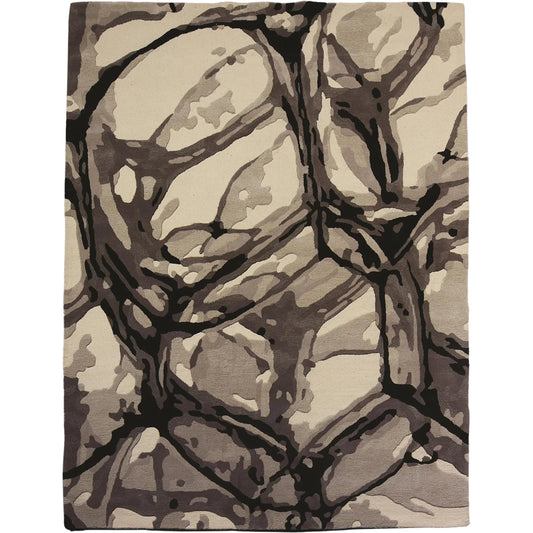 Eyes on the World Rug by Global Views in black. Made from unique in a unique style.