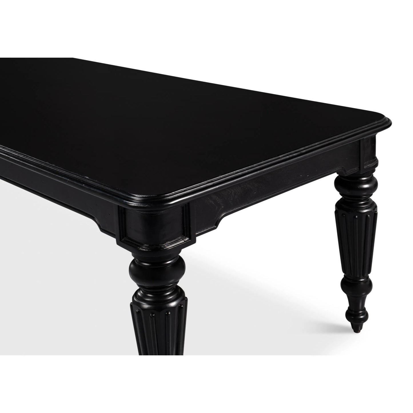 012 SI-2372570 | Additional Silo | Scarlett Dining Table by Sarreid Ltd. in black. Made from acacia wood in a unique style.